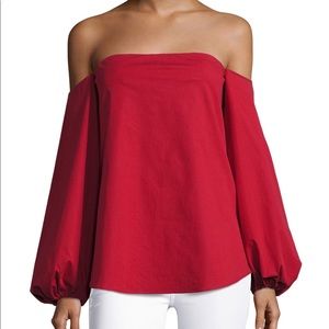 Theory laureema crimson top